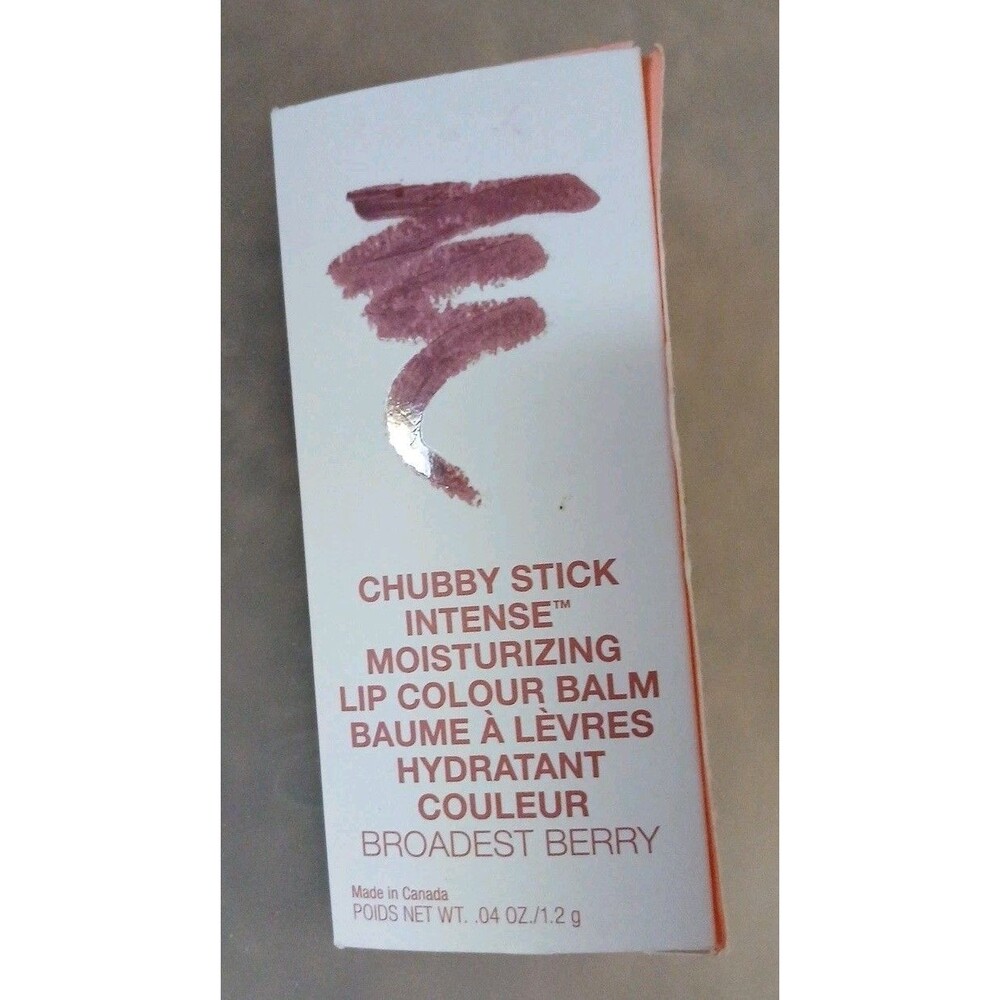 Clinique Chubby Stick Intense Moisturizing Lip Colour Balm Lipstick .04 Oz Mini